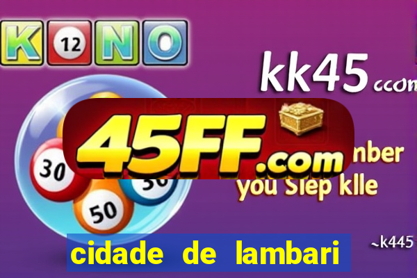 cidade de lambari sao paulo